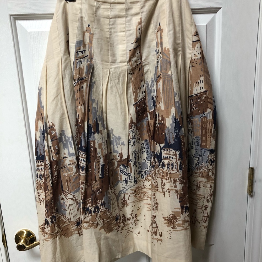 Talbots Cityscape Skirt